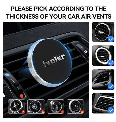 IVOLVER VGUARD MAGNETIC AIR VENT PHONE MOUNT 2PK