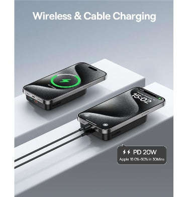 BASEUS MAGSAFE 10000MAH 20W PD WIRELESS MAGNETIC POWERBANK