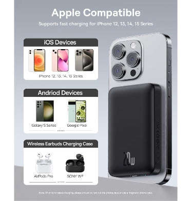 BASEUS MAGSAFE 10000MAH 20W PD WIRELESS MAGNETIC POWERBANK