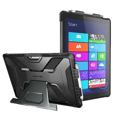MICROSOFT SURFACE PRO FULL-BODY KICKSTAND RUGGED PROTECTIVE CASE BLACK | SUPCASE