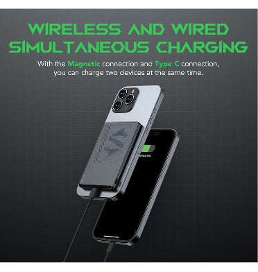 BLACK SHARK SLIM MAGSAFE 5000MAH 20W PD WIRELESS MAGNETIC POWERBANK