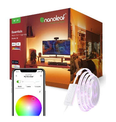 NANOLEAF ESSENTIALS SMART RGB LED LIGHTSTRIP 80" 2M SMARTER KIT