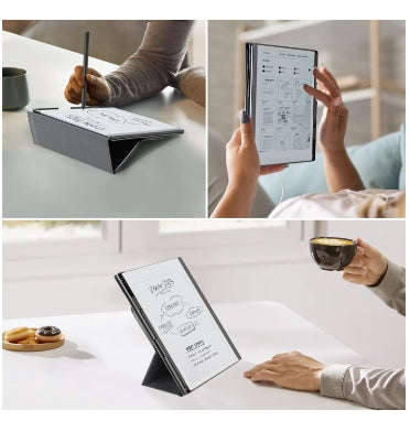 REMARKABLE 2 PREMIUM LEATHER TEXTURE MULTI-ANGLE FOLDABLE STAND COVER BLACK | COBACK