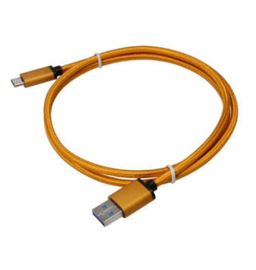 USB-C TO USB 2.0 TYPE A 2M BRAIDED GOLD | I-ORANGE
