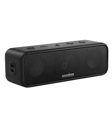 ANKER SOUNDCORE 3 PORTABLE BLUETOOTH WIRELESS SPEAKER BLACK