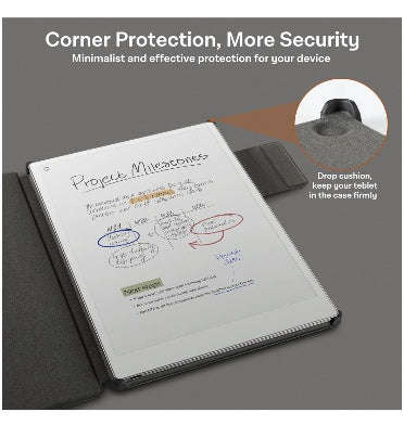 REMARKABLE PAPER PRO PREMIUM LIGHTWEIGHT MAGNETIC FOLIO COVER W/PEN HOLDER STRAP BLACK | COBACK
