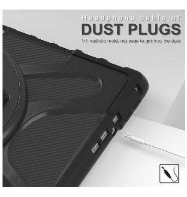MICROSOFT SURFACE PRO 10 RUGGED HEAVY DUTY CASE WITH HAND STRAP BLACK