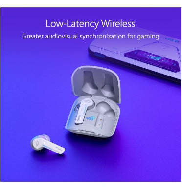 ASUS ROG CETRA WIRELESS NOISE CANCELLING GAMING EARBUDS GRAY