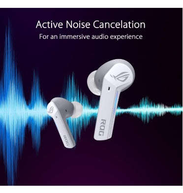 ASUS ROG CETRA WIRELESS NOISE CANCELLING GAMING EARBUDS GRAY