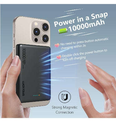 LUCKYDUO MAGSAFE 10000MAH 20W PD WIRELESS MAGNETIC POWERBANK