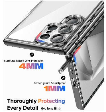 SAMSUNG GALAXY S24 ULTRA PREMIUM CANDY SERIES CASE CLEAR/GLITTER | MEIFIGNO