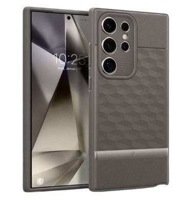 SAMSUNG GALAXY S24 ULTRA PREMIUM PARALLAX SERIES PROTECTIVE CASE ASH GRAY | CASEOLOGY