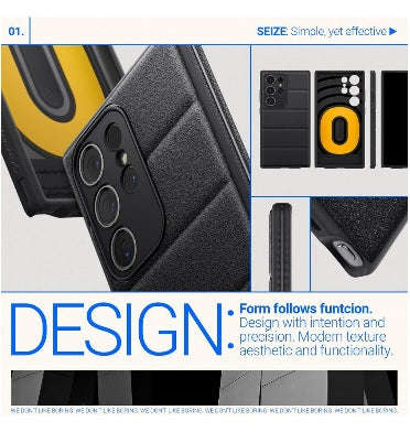 SAMSUNG GALAXY S24 ULTRA PREMIUM ATHLEX SERIES PROTECTIVE CASE ACTIVE BLACK | CASEOLOGY