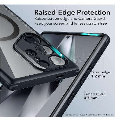 SAMSUNG GALAXY S24 ULTRA PREMIUM MAGSAFE CASE CLEAR BLACK | ESR