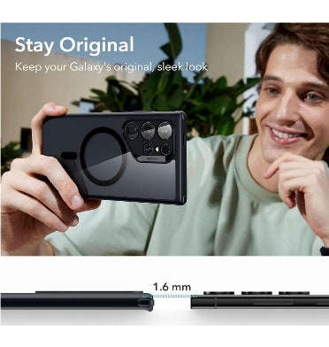 SAMSUNG GALAXY S24 ULTRA PREMIUM MAGSAFE CASE CLEAR BLACK | ESR