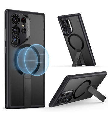 SAMSUNG GALAXY S24 ULTRA PREMIUM MAGSAFE KICKSTAND CASE FROSTED BLACK | ESR