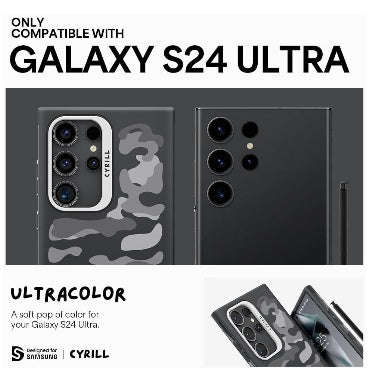 SAMSUNG GALAXY S24 ULTRA PREMIUM PROTECTIVE CASE DUSK MILITARY CAMO | CYRILL