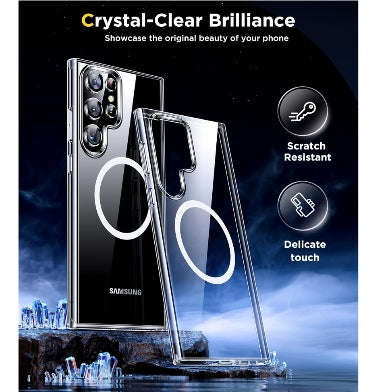 SAMSUNG GALAXY S24 ULTRA PREMIUM SLIM MAGSAFE CASE CRYSTAL CLEAR | HUMIXX