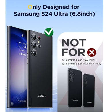 SAMSUNG GALAXY S24 ULTRA PREMIUM SLIM MAGSAFE CASE CRYSTAL CLEAR | HUMIXX