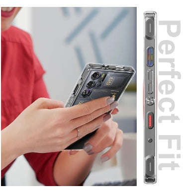 NUBIA RED MAGIC 9 PRO HYBRID BUMPER CASE CLEAR | FOLUU