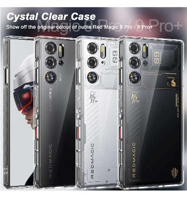 NUBIA RED MAGIC 9 PRO HYBRID BUMPER CASE CLEAR | FOLUU