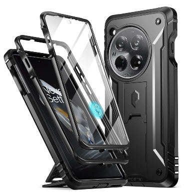 ONEPLUS 12 PREMIUM FULL BODY RUGGED POETIC REVOLUTION CASE BLACK | POETIC
