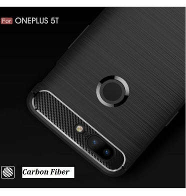 ONEPLUS 5T PREMIUM CARBON FIBRE TEXTURED CASE BLACK | CRUZERLITE