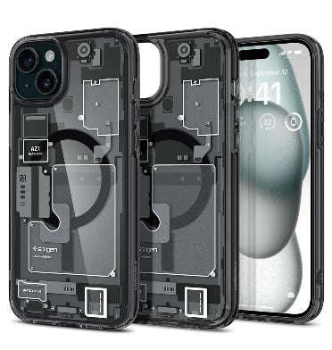 IPHONE 15 PREMIUM ULTRA HYBRID MAGFIT CASE ZERO ONE | SPIGEN
