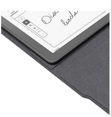 AMAZON KINDLE SCRIBE 10.2" (2024) PREMIUM FABRIC FOLIO COVER WITH MAGNETIC ATTACH & PEN HOLDER BLACK