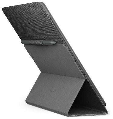 AMAZON KINDLE SCRIBE 10.2" (2024) PREMIUM FABRIC FOLIO COVER WITH MAGNETIC ATTACH & PEN HOLDER BLACK