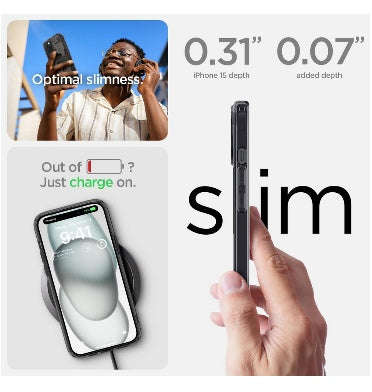 IPHONE 15 PREMIUM ULTRA HYBRID MAGFIT CASE ZERO ONE | SPIGEN