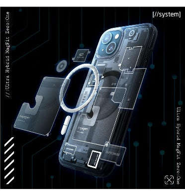 IPHONE 15 PLUS PREMIUM ULTRA HYBRID MAGFIT CASE ZERO ONE | SPIGEN