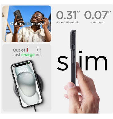 IPHONE 15 PLUS PREMIUM ULTRA HYBRID MAGFIT CASE ZERO ONE | SPIGEN