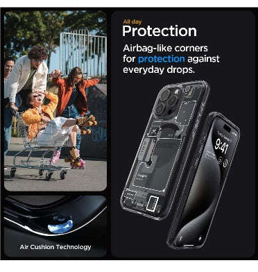 IPHONE 15 PRO PREMIUM ULTRA HYBRID MAGFIT CASE ZERO ONE | SPIGEN