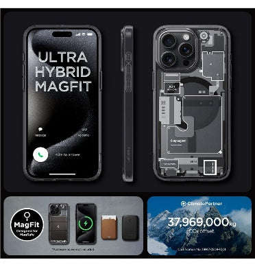 IPHONE 15 PRO PREMIUM ULTRA HYBRID MAGFIT CASE ZERO ONE | SPIGEN
