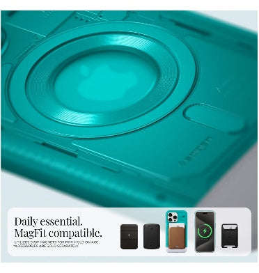 IPHONE 15 PRO PREMIUM CLASSIC C1 MAGFIT CASE BONDI BLUE | SPIGEN