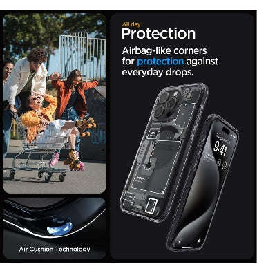 IPHONE 15 PRO MAX PREMIUM ULTRA HYBRID MAGFIT CASE ZERO ONE | SPIGEN