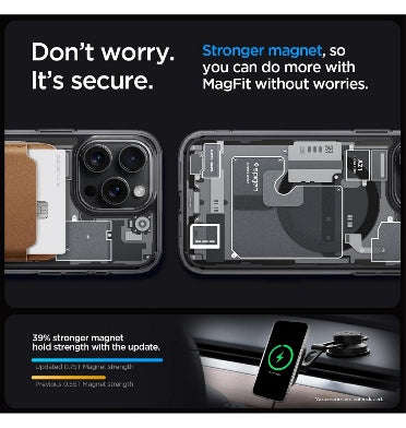 IPHONE 15 PRO MAX PREMIUM ULTRA HYBRID MAGFIT CASE ZERO ONE | SPIGEN