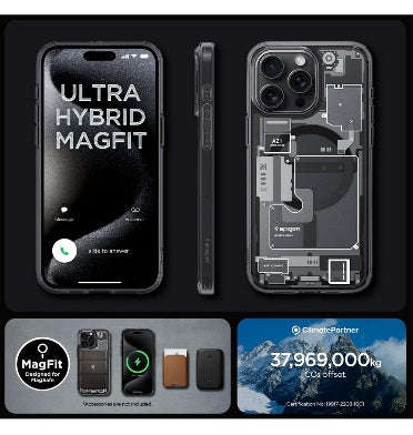 IPHONE 15 PRO MAX PREMIUM ULTRA HYBRID MAGFIT CASE ZERO ONE | SPIGEN
