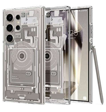 SAMSUNG GALAXY S24 ULTRA PREMIUM ULTRA HYBRID CASE ZERO ONE NATURAL TITANIUM | SPIGEN