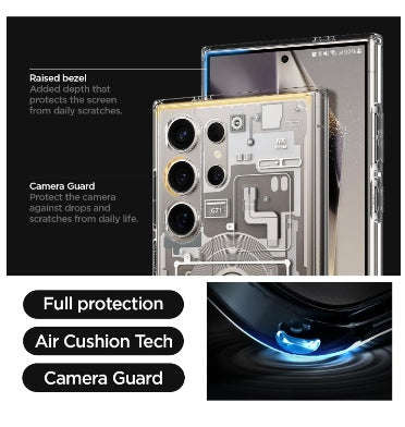 SAMSUNG GALAXY S24 ULTRA PREMIUM ULTRA HYBRID CASE ZERO ONE NATURAL TITANIUM | SPIGEN
