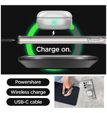 SAMSUNG GALAXY S24 ULTRA PREMIUM ULTRA HYBRID CASE ZERO ONE NATURAL TITANIUM | SPIGEN