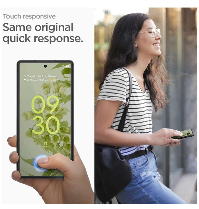 GOOGLE PIXEL 7 PREMIUM TEMPERED GLASS SCREEN PROTECTOR 2PK | SPIGEN