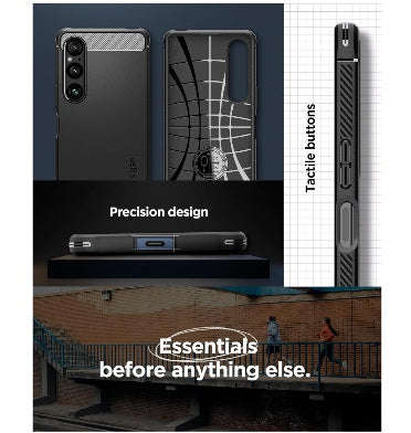 SONY XPERIA 1 VI PREMIUM RUGGED ARMOR CASE BLACK | SPIGEN
