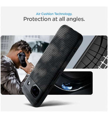 GOOGLE PIXEL 8A PREMIUM SLIM LIQUID AIR CASE BLACK | SPIGEN