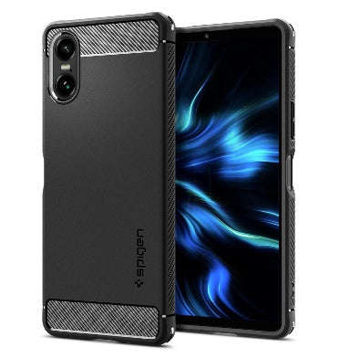 SONY XPERIA 10 VI PREMIUM RUGGED ARMOR CASE BLACK | SPIGEN