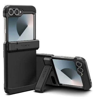SAMSUNG GALAXY Z FLIP 6 PREMIUM TOUGH ARMOR PRO CASE BLACK | SPIGEN
