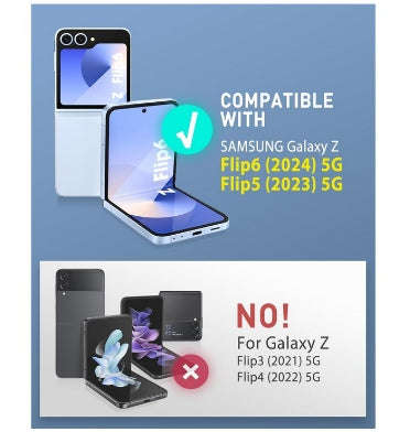 SAMSUNG GALAXY Z FLIP 6 PREMIUM FULL BODY ARMORBOX PROTECTIVE CASE BLACK | I-BLASON