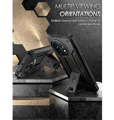 ONEPLUS 11 PREMIUM FULL BODY RUGGED POETIC REVOLUTION CASE WITH BUILT-IN SCREEN PROTECTOR BLACK |...