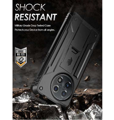 ONEPLUS 11 PREMIUM FULL BODY RUGGED POETIC REVOLUTION CASE WITH BUILT-IN SCREEN PROTECTOR BLACK |...